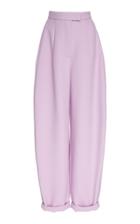 Delpozo Crepe Male Pleated Trousers