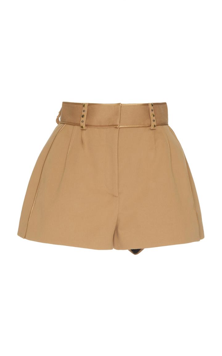 Versace Structured High Waisted Shorts