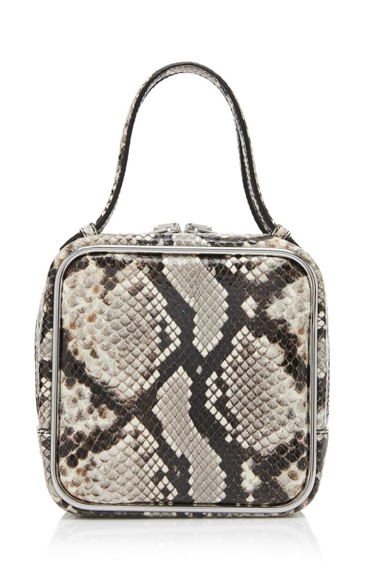 Alexander Wang Halo Snake-effect Leather Top Handle Bag