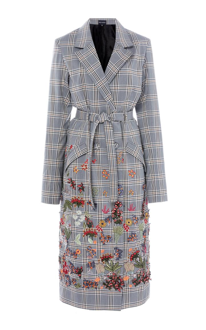 Rahul Mishra 3d Tartan Jacket Dress