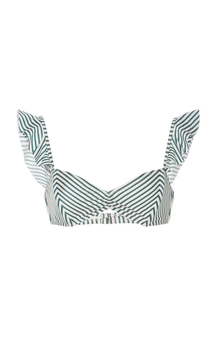 Tori Praver Vada Ruffle Bralette Bikini Top
