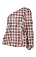 Racil Tartan One Shoulder Dorset Top