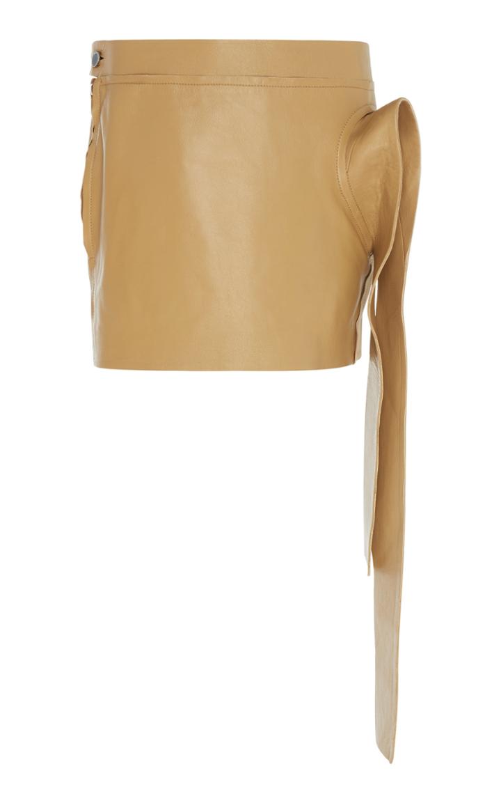 Jw Anderson Mini Leather Skirt