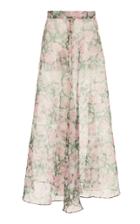 Atoir Florence Floral-print Chiffon Maxi Skirt Size: Xs