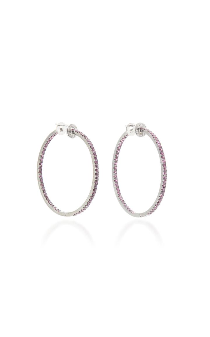 Moda Operandi Nam Cho 18k Gold, Ruby And Diamond Earrings