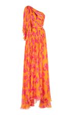 Moda Operandi Maria Lucia Hohan Matilda Printed Georgette One-shoulder Gown Size: 34