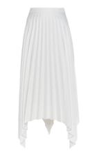 Acne Studios Ilisie High-waisted Pleated And Striped Wool-blend Mini Skirt