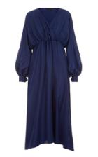 Lake Studio Ruched V Neck Dress