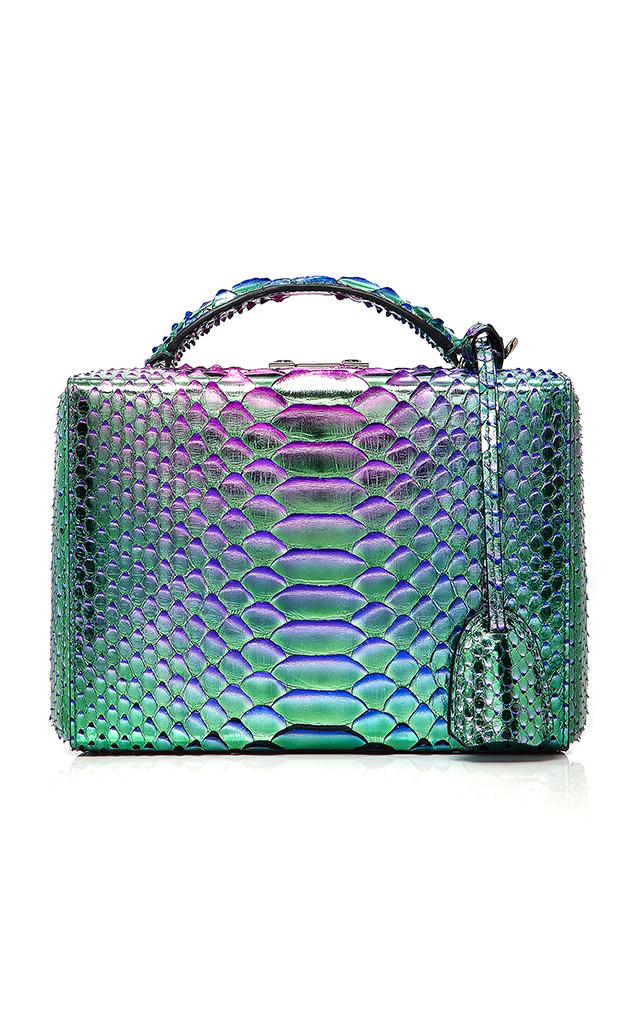 Mark Cross Grace Small Python Box Bag