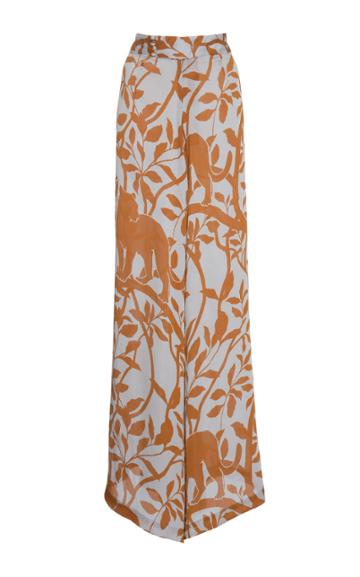 Johanna Ortiz Coffee Introspection High-rise Flared Pants