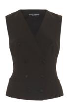 Dolce & Gabbana Collarless Double-breasted Tuxedo Vest