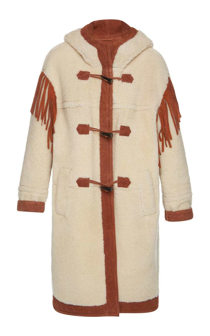 Philosophy Di Lorenzo Serafini Shearling Fringe Coat