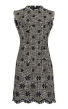 Giambattista Valli Floral Embroidered Tweed Sheath Dress