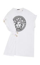 Versace Logo Pinned Cotton T-shirt