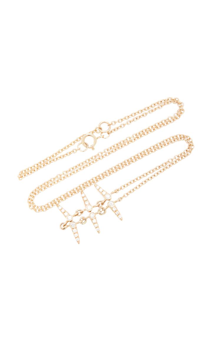 Moda Operandi Sophie Ratner 14k Gold Diamond Necklace