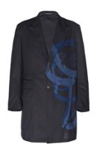 Yohji Yamamoto Printed Fastener Coat