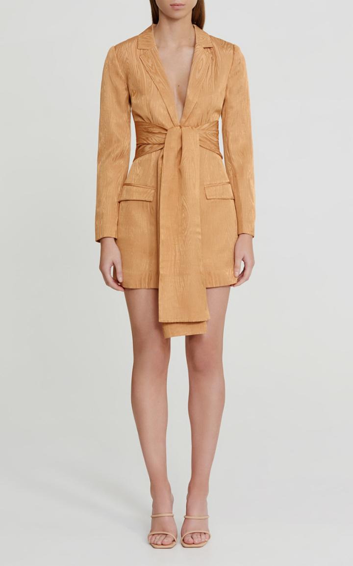 Moda Operandi Significant Other Samantha Belted Moir Blazer
