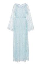 Luisa Beccaria Tulle Embroidered Full Length Dress