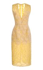 Moda Operandi J. Mendel Floral Ebellished Tule Dress Size: 2