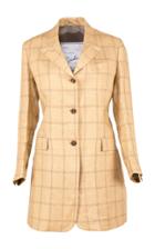 Giuliva Karen Check Linen Blazer