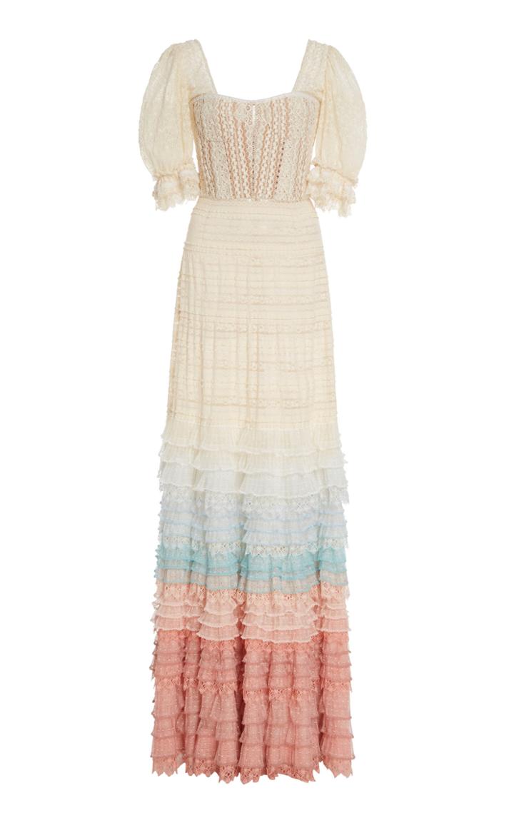 Jonathan Simkhai Mixed-knit Maxi Dress