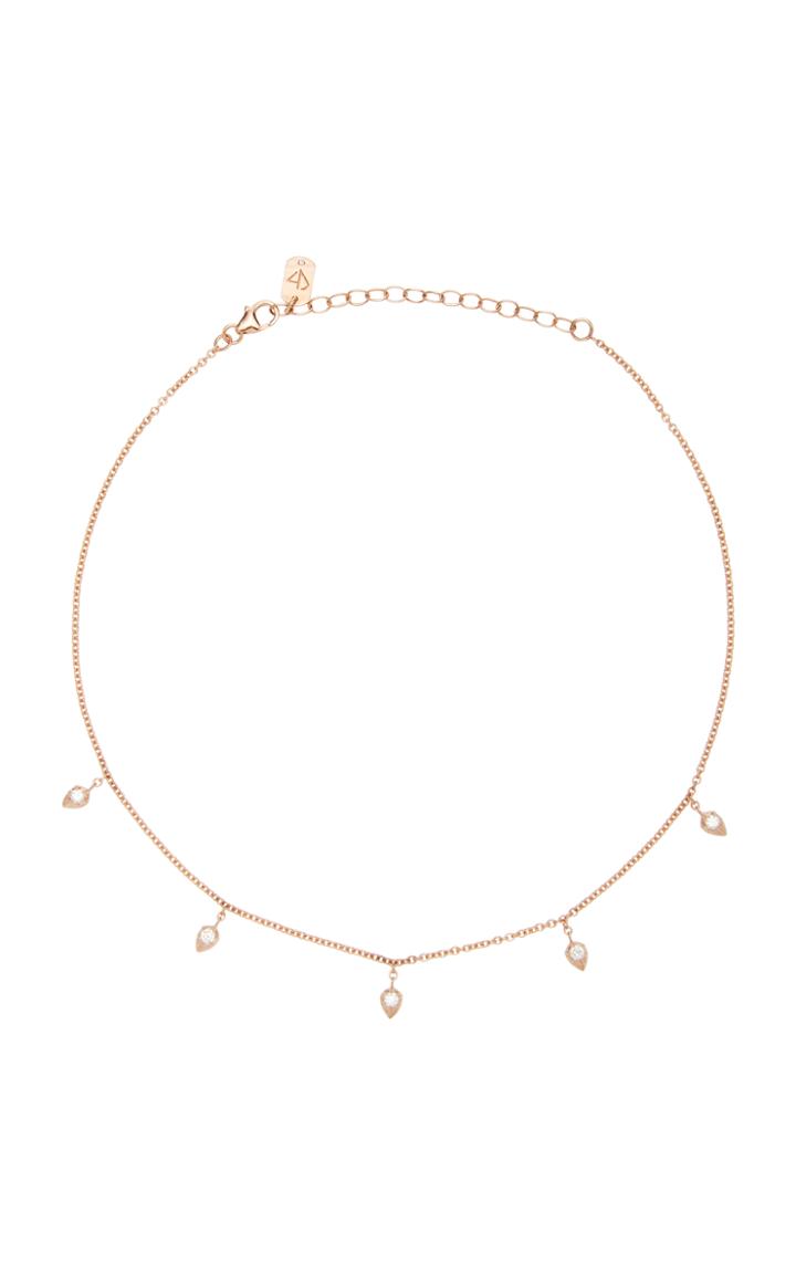 Carbon & Hyde Lily 18k Rose Gold Diamond Choker Necklace