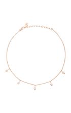 Carbon & Hyde Lily 18k Rose Gold Diamond Choker Necklace