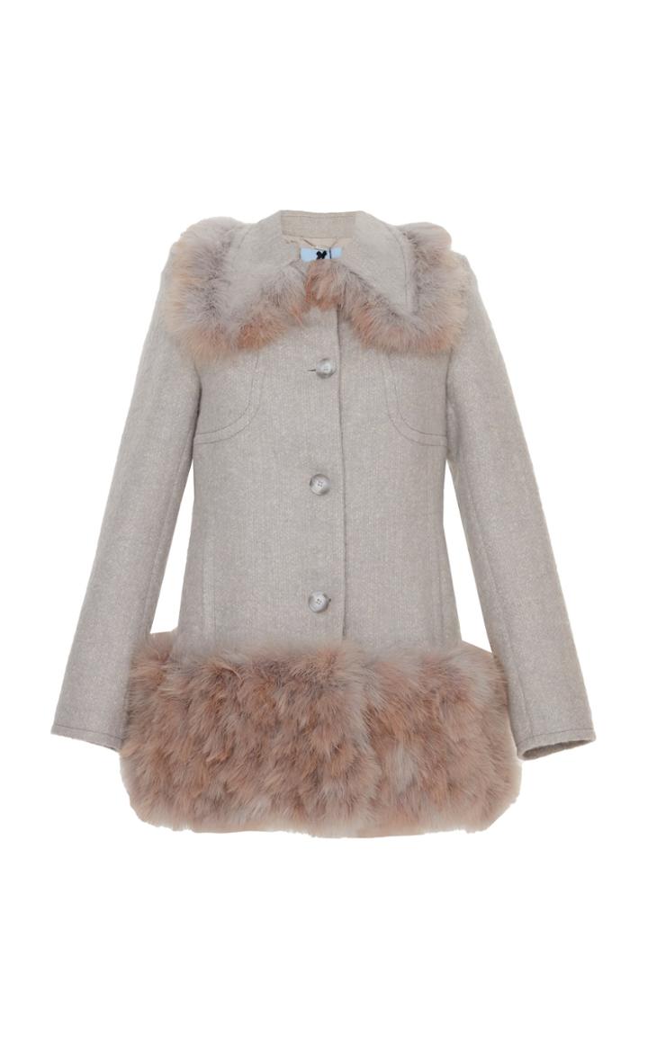 Blumarine Feather Trimmed Jacket