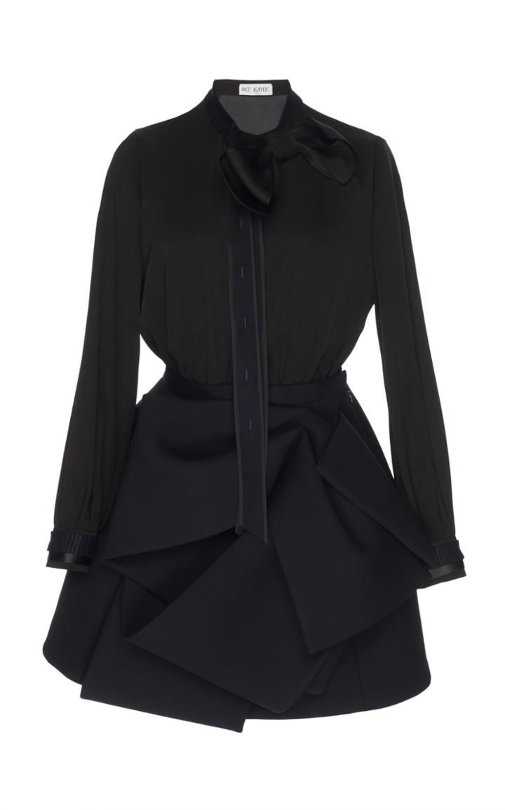 Dice Kayek Navy Bow Dress