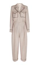 Peter Pilotto Tailored Tweed Tapered Jumpsuit