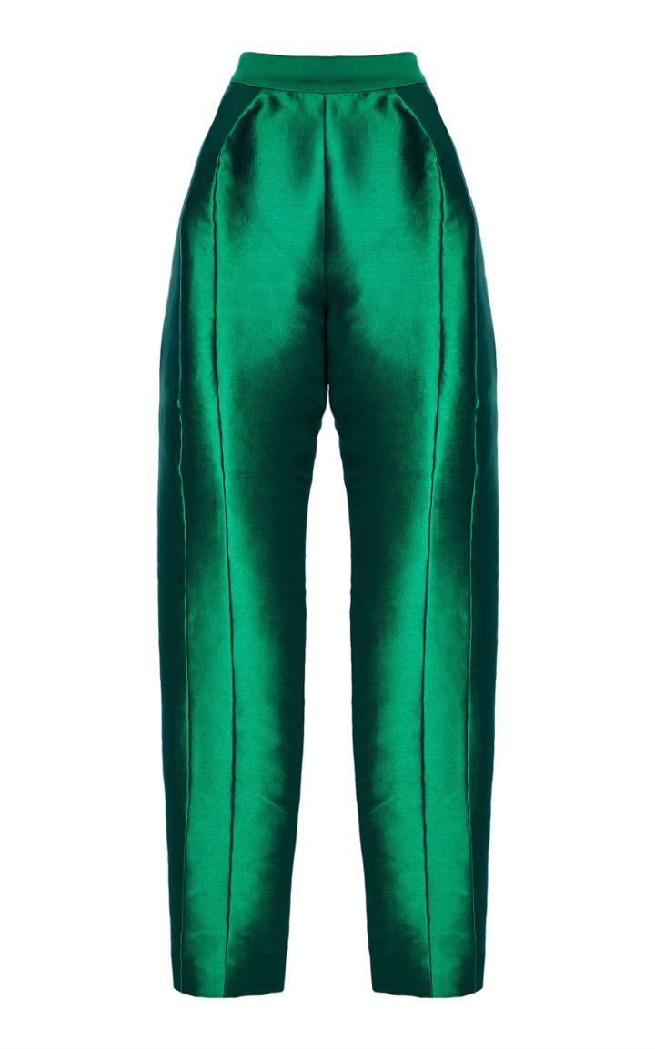 Bibhu Mohapatra High Waisted Straight Leg Trousers