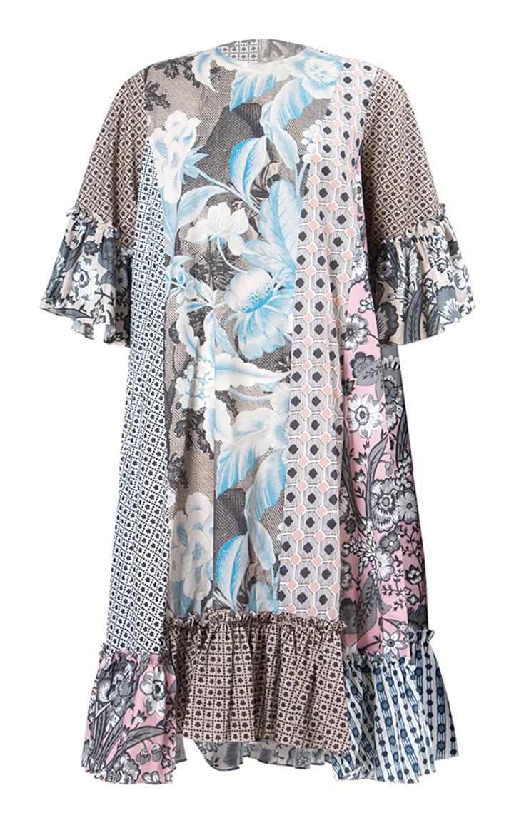 Moda Operandi Biyan Acapella Printed Cotton Dress