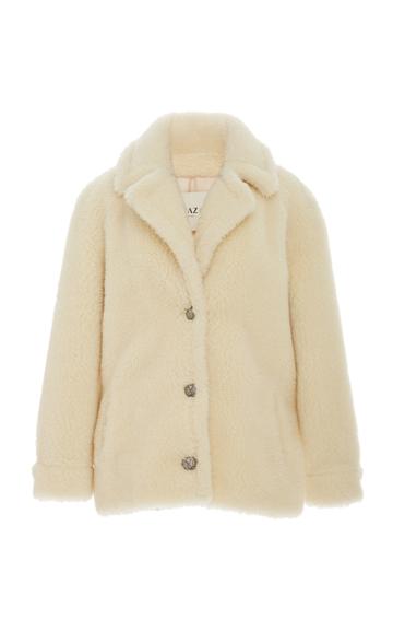 Faz Not Fur Three Button Wool Cuddle Jacket