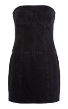 Moda Operandi Zeynep Aray Strapless Denim Mini Dress