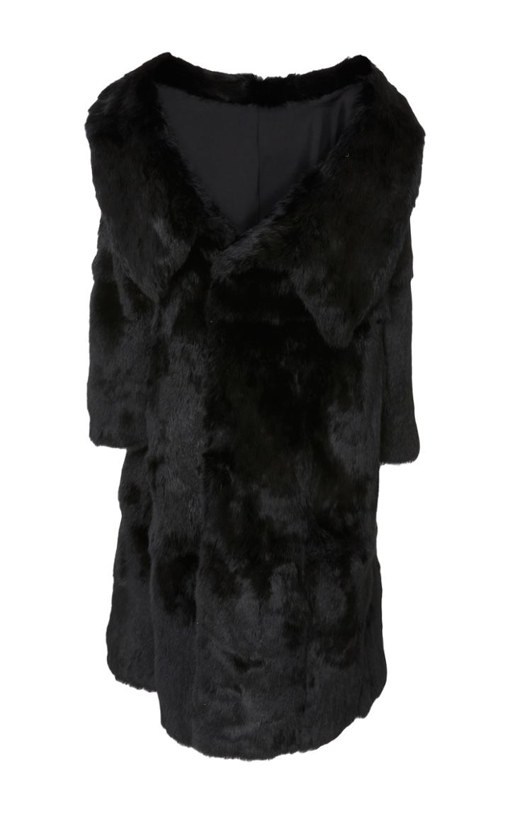 Monse Rabbit Fur Coat