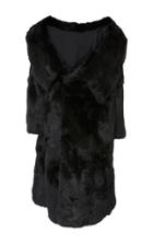 Monse Rabbit Fur Coat