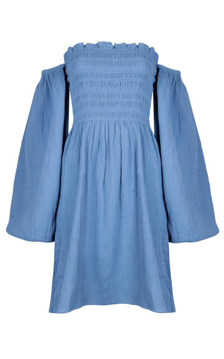 Moda Operandi Cloe Cassandro Agatha Smocked Cotton Dress