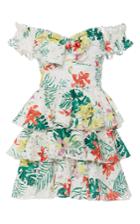 Caroline Constas Helena Printed Lace Dress