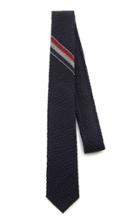 Thom Browne Printed Wool-seersucker Tie