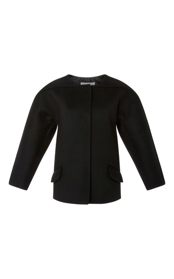 Oscar De La Renta Three Quarter Length Sleeve Jacket