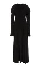 Lemaire Silk-blend Long Sleeve Smock Dress