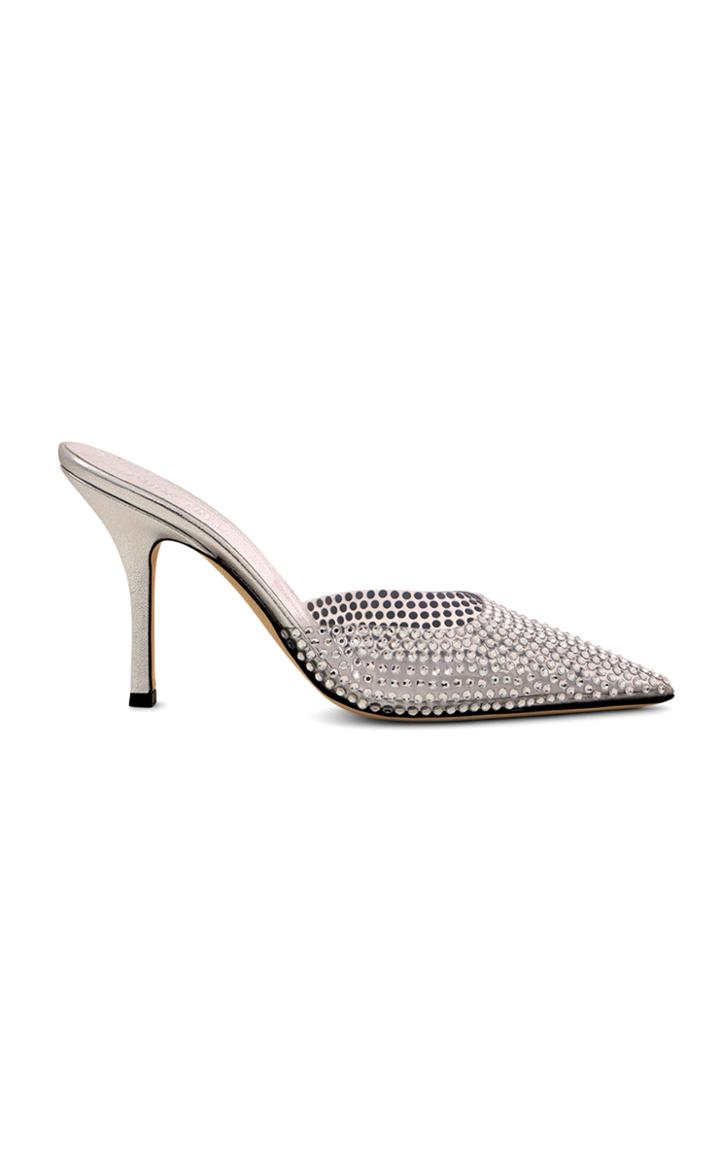 Moda Operandi Paris Texas Hollywood Pvc Embellished Mules