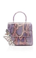 Ming Ray Claudia Top Handle Bag In Degrade Python
