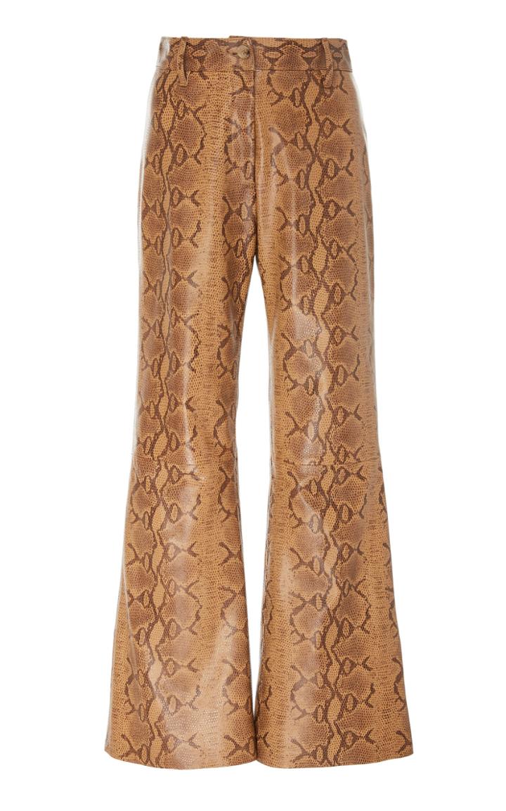 Nili Lotan Vianna Lambskin Leather Pant