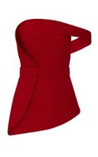 Safiyaa Reverie Draped Crepe Top