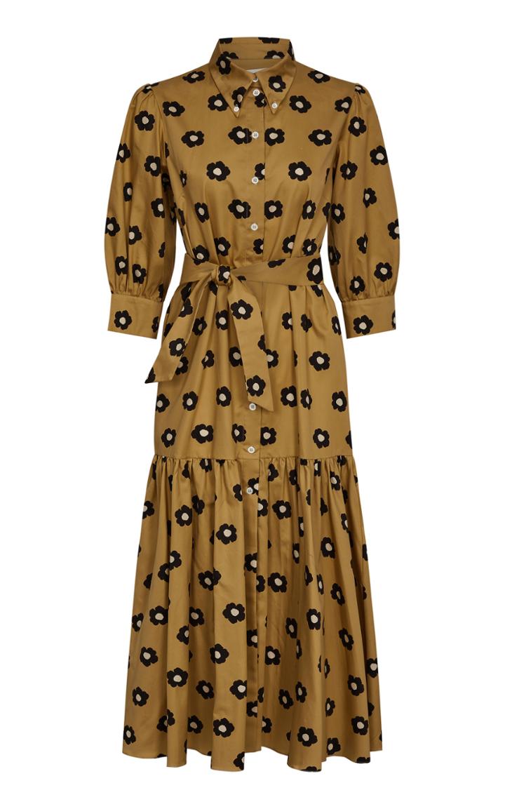 Moda Operandi Borgo De Nor Estelle Floral Printed Cotton Dress