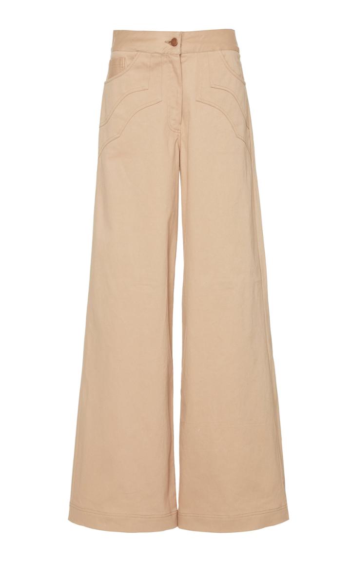 Johanna Ortiz Dear Deliah Wide-leg Twill Pants