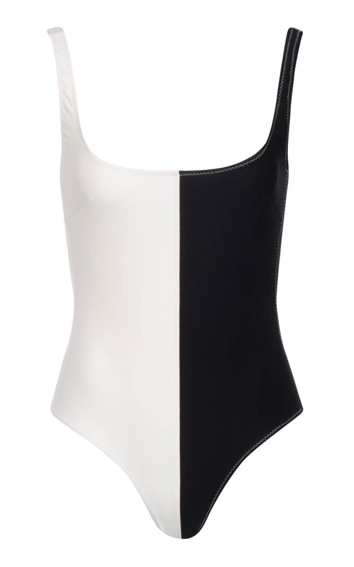 Matthew Bruch Anna Colorblock One-piece Swimsuit
