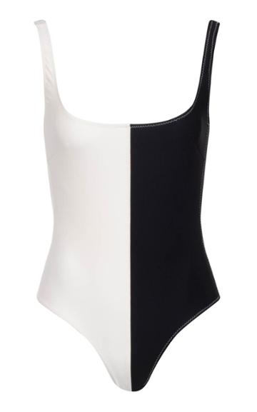 Matthew Bruch Anna Colorblock One-piece Swimsuit