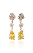 Anabela Chan M'o Exclusive Canary Daisy Drop Earrings